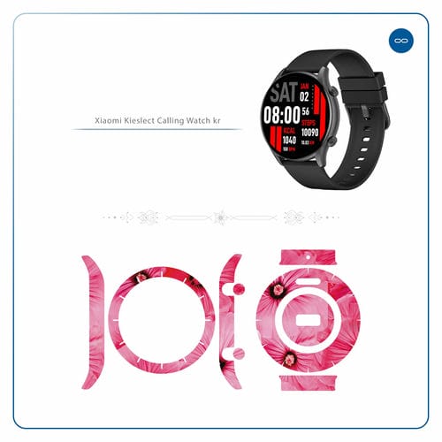 Xiaomi_Kieslect Calling Watch kr_Pink_Flower_2